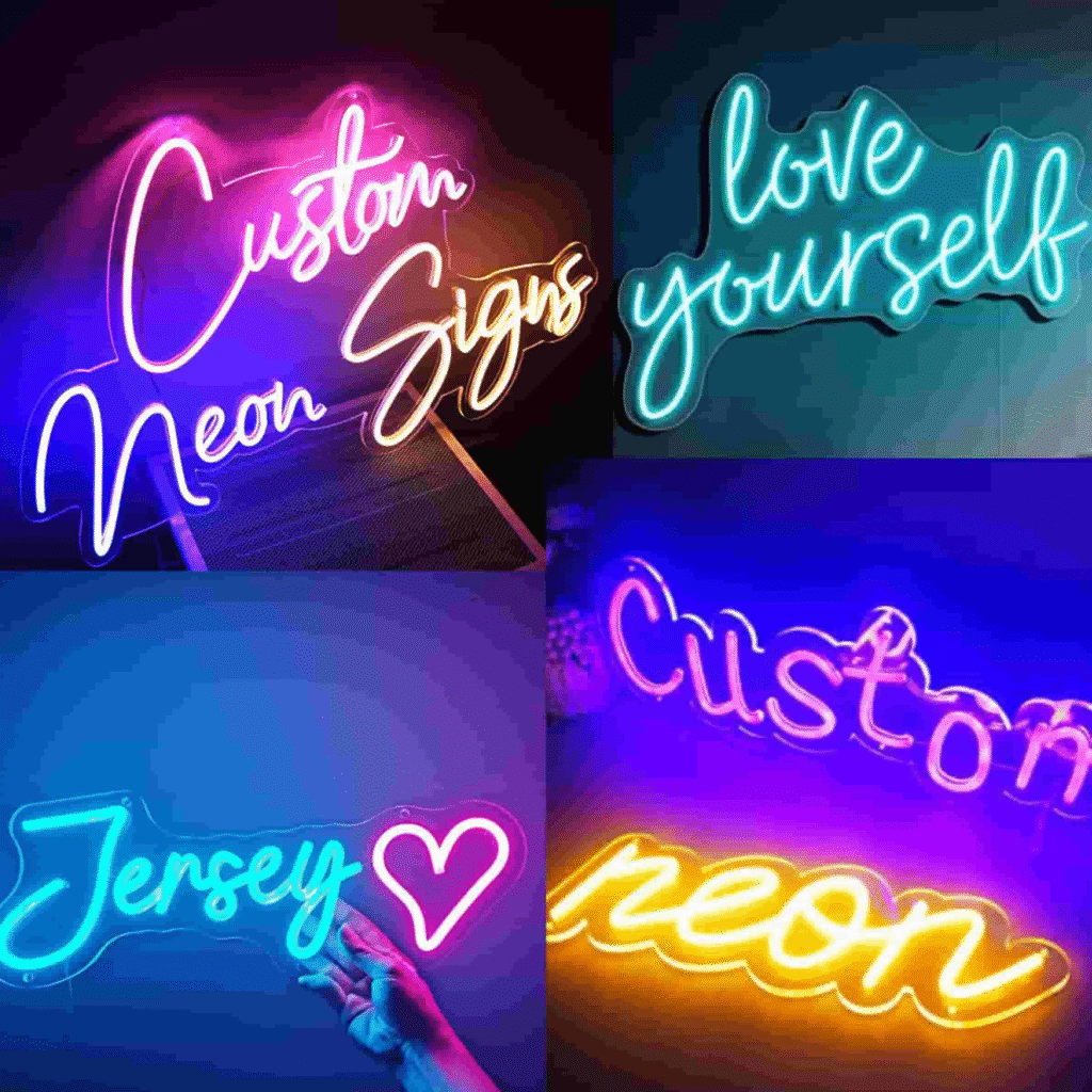 How to Create a Custom Neon Light Decorative Board at Home | Custom-led neon sign-making steps and requirements